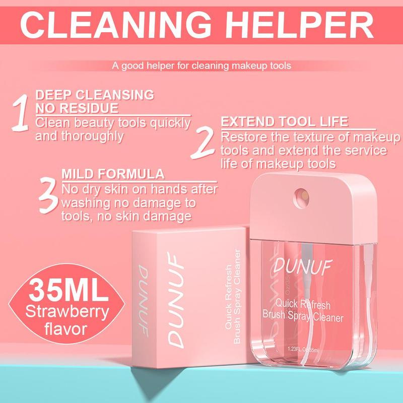 Makeup Brush Cleaning Spray, Deep Cleansing Makeup Spray Tool Cleaner, Gentle Formula Makeup Remover, Makeup Remover for Tools