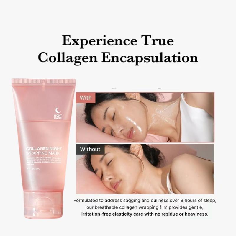 Collagen Night Wrapping Mask : SLEEP, SHED AND GLOW! Description