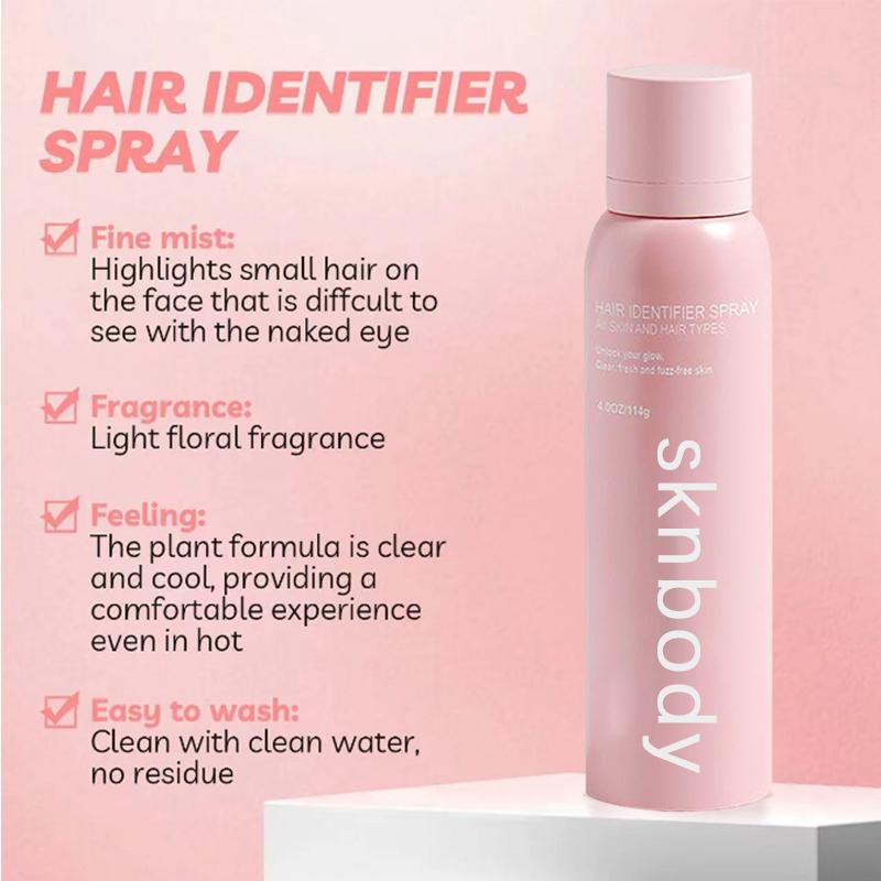 SKNBODY Hair ldentifier Spray and DermaplanerSet Body Care Flawless hair identifier spray watery Hair Removal Razor Wax Comfort Cosmetic shaving cream odor