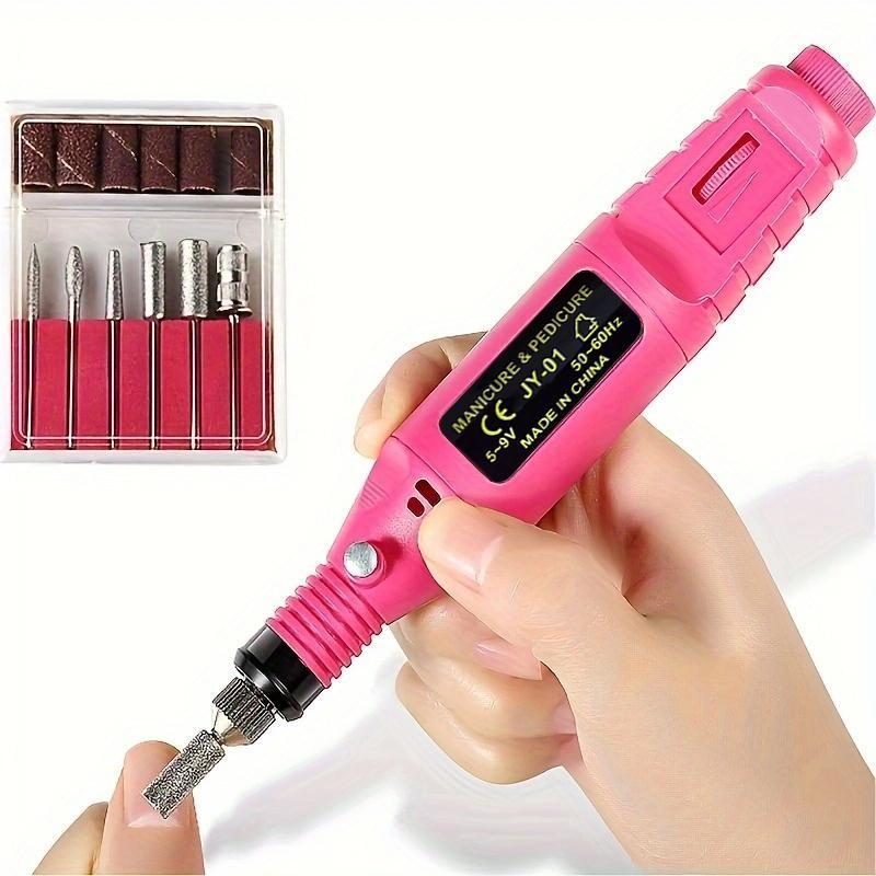 Electric Nail Drill Kit, 1 Set Nail File Sanding Bands Machine Nail Art Pen, Professional Manicure Pedicure Tool, Nail Art, Christmas Gift