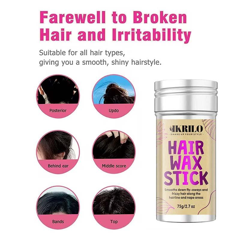 Hair Wax Stick, Hair Styling Wax Stick, Smooths Hair Wax Stick, Professional Hair Styling Product For Women & Men