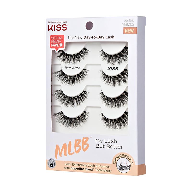 KISS My Lash But Better 4-Pair Multipack - Bare Affair