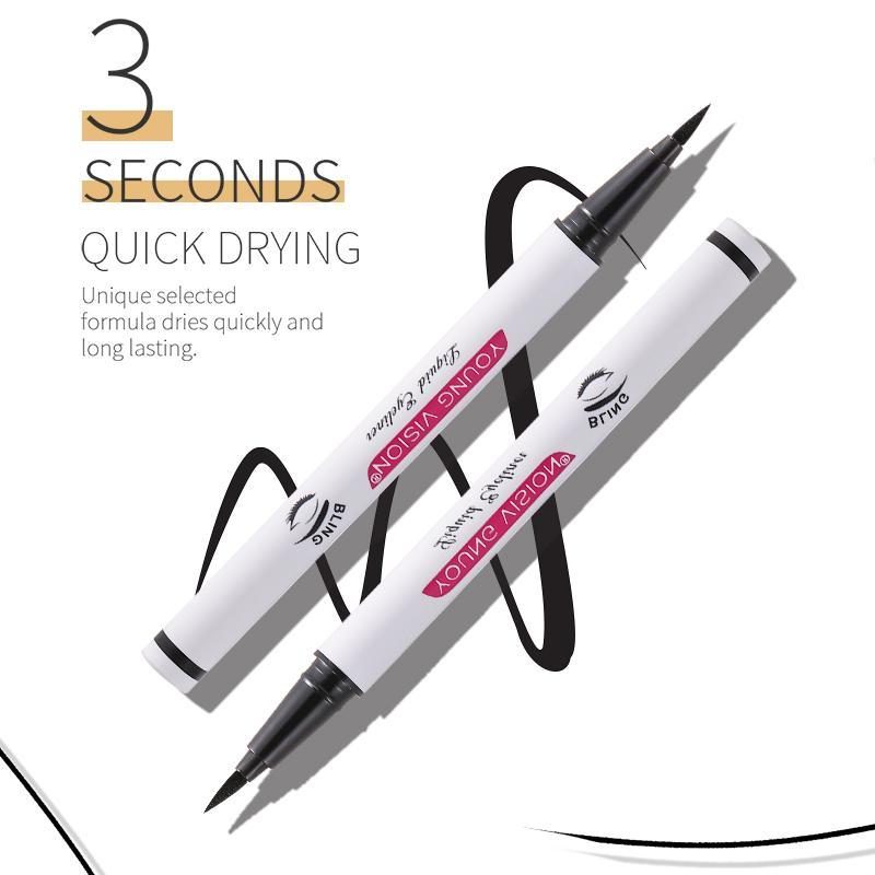 Waterproof Liquid Eyeliner, 5 Counts box Long Lasting Eyeliner Pen, Quick Drying Eyeliner Pen, Professional Daily Makeup Accessories