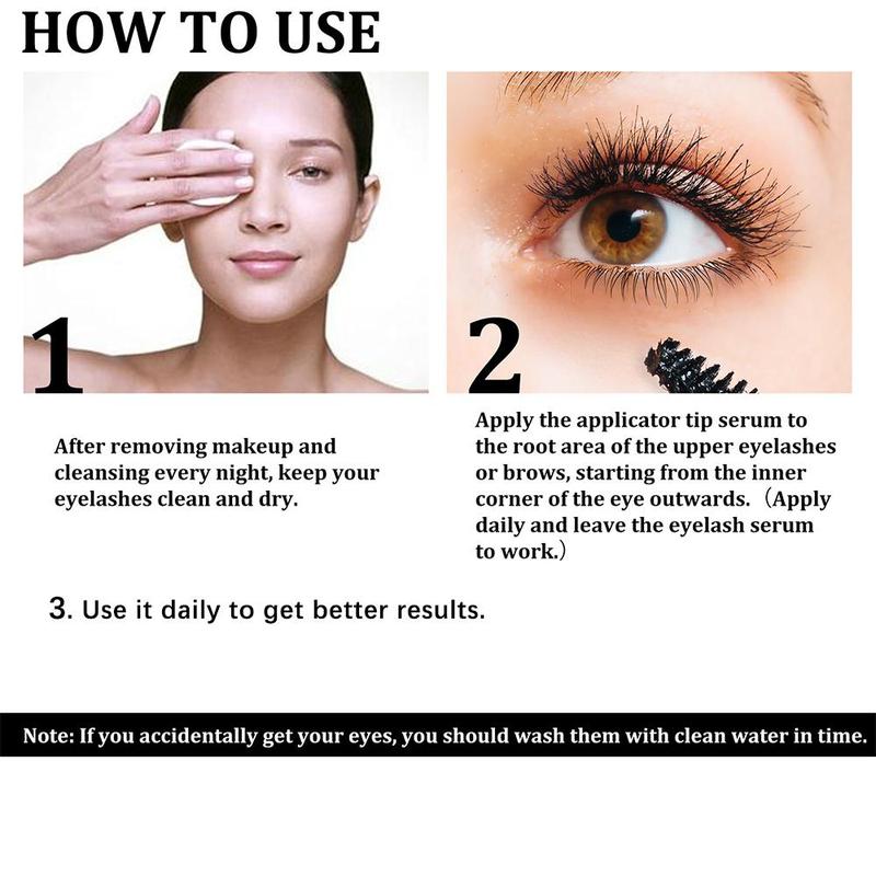 Christmas Organic Eyelash Oil, Natural Eyelash Strengthen Serum, Eyelash Extension Serum