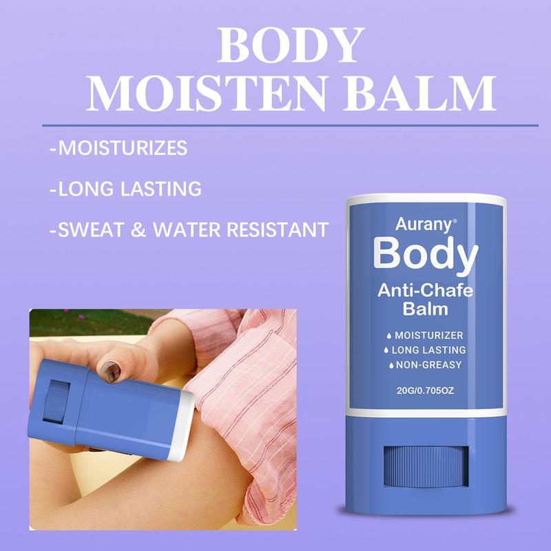 Body Anti-chafe Balm, Moisturizing Body Care Product for Men & Women, Suitable for Neck, Shoulders, Chest, Arms, Groin, Thighs & Feet