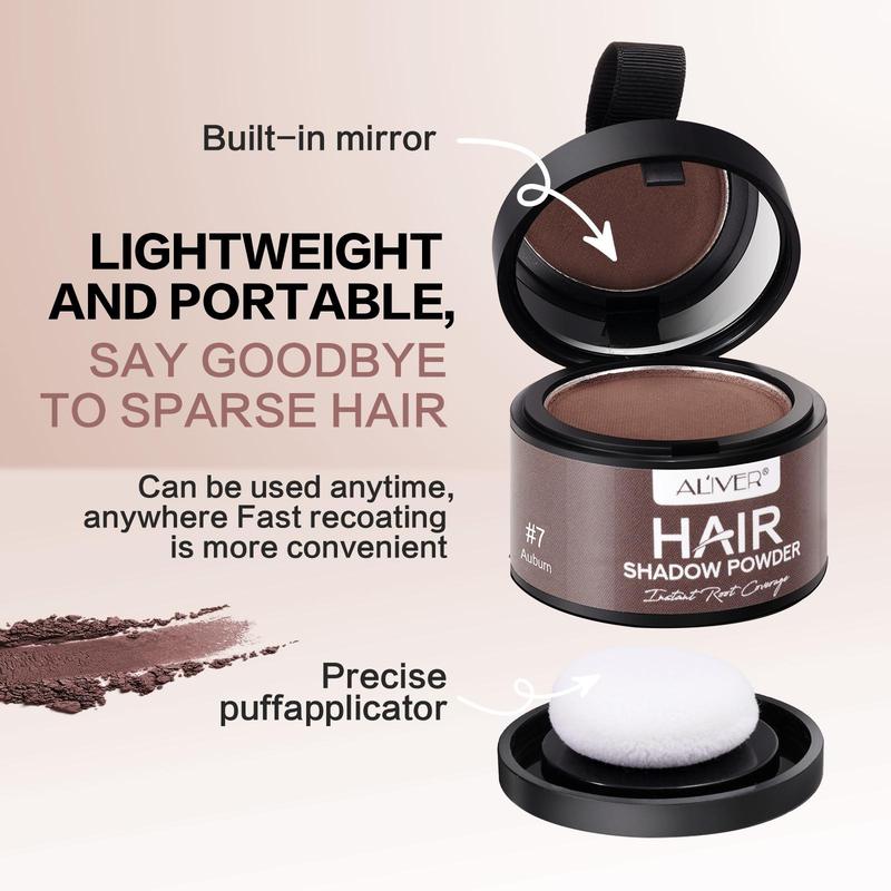 Hair Line Shading Powder, Waterproof Hairline Powder, Natural Hairline Covering Powder, Professional Hair Styling Powder for Women & Girls