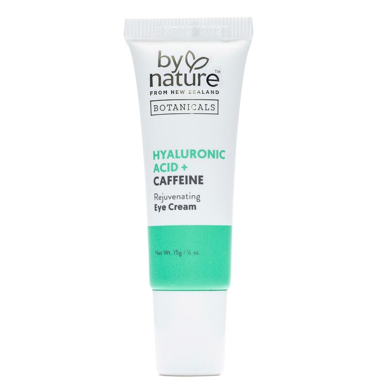 By Nature Rejuvenating Lightweight Eye Cream with Hyaluronic Acid and Caffeine for Depuffing and Smoothing Fine Lines