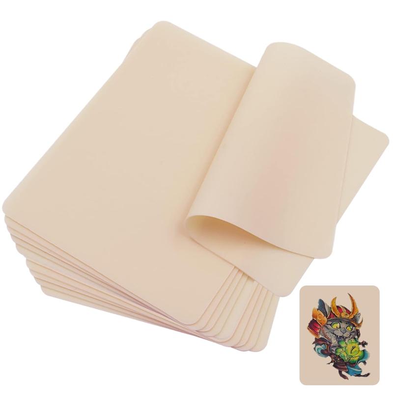 Blank Tattoo Practice Skins - Autdor 10Pcs Tattoo Skin Practice Double Sides 8x6