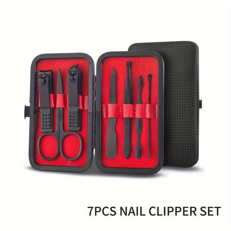 Portable Nail Clipper Set with Storage Case, Portable Nail Clipper Set, Travel Nail Clipper Kit, Manicure Tools Grooming Kit, Nail Care Kit, Nail Art