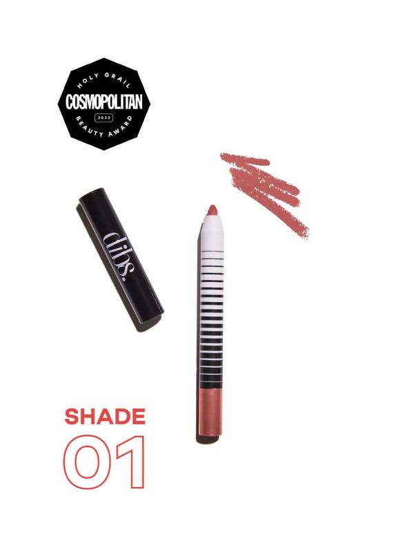 DIBS Beauty No Pressure Lip Liner - Smudge Proof, Super Pigmented Lip Pencils