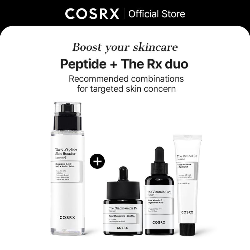 [COSRX OFFICIAL] Peptide Booster + Rx Skincare | AMPLIFY PRESCRIPTION-GRADE KOREAN SKINCARE AT HOME