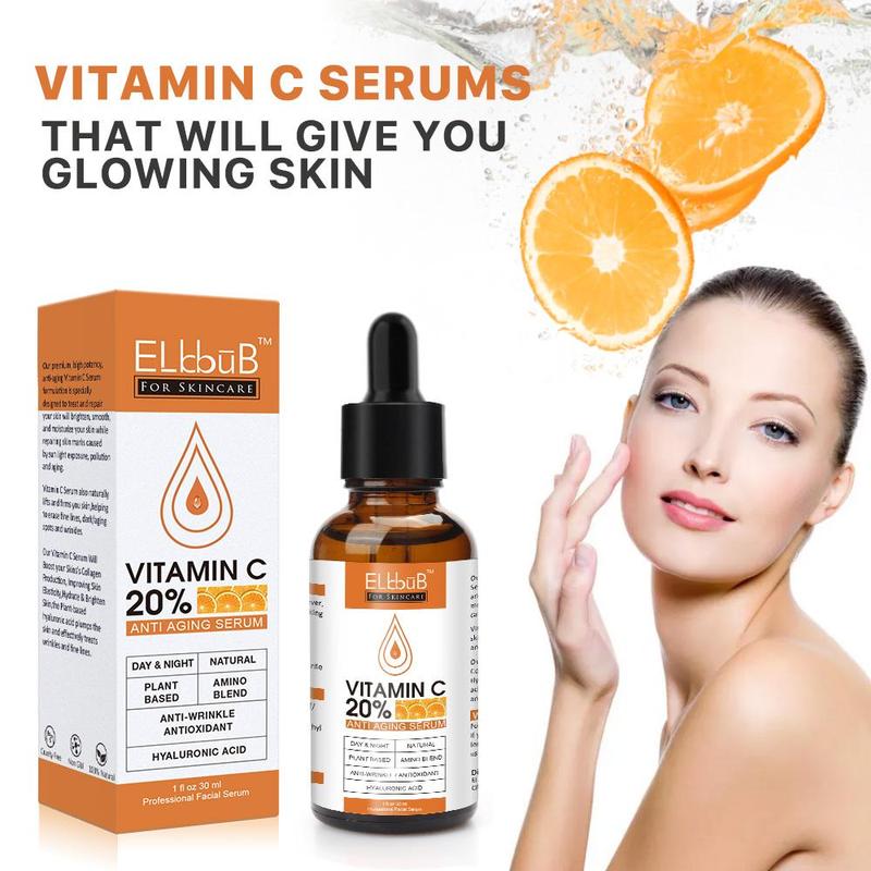 Vitamin C Serum, 2 Counts set Moisturizing & Hydrating Facial Serum, Skin Care Product for Women & Men Daily Use