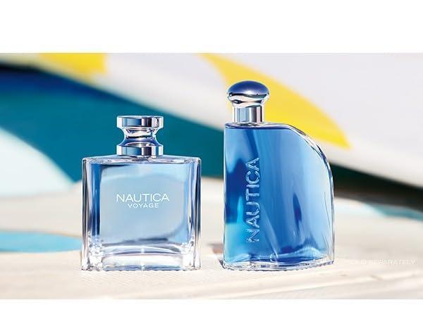 Nautica Voyage Eau De Toilette for Men 3.3 oz (100ml) - Fresh, Fruity Scent with Aquatic Notes