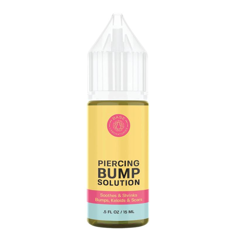 Piercing Bump Solution, Keloid Bump Removal, Soothing Piercing Aftercare, Ear & Nose Keloid Bumps Piercing Aftercare Solution, 0.5 oz