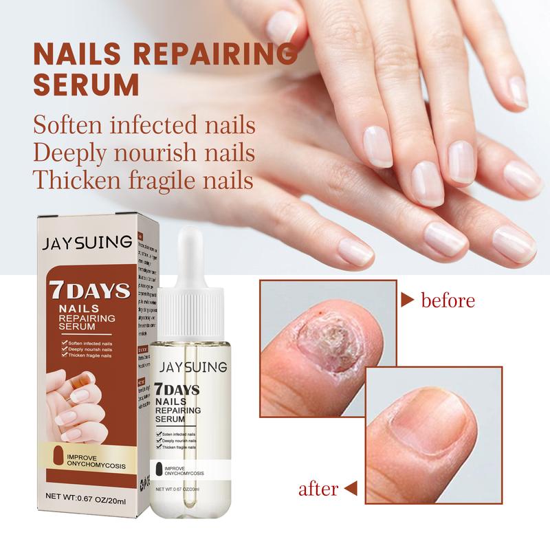 jaysue 7 Day Repair Serum, nourishes nails to prevent breakage, improves manicure appearance, anti-fungal soothing oil