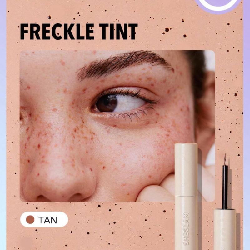 SHEGLAM Freck Please Freckle Tint - Long Lasting Natural Multi-Use Liquid Contour & Bronzer for Smooth Face Makeup - Cosmetic