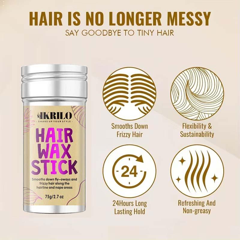 Hair Wax Stick, Hair Styling Wax Stick, Smooths Hair Wax Stick, Professional Hair Styling Product For Women & Men