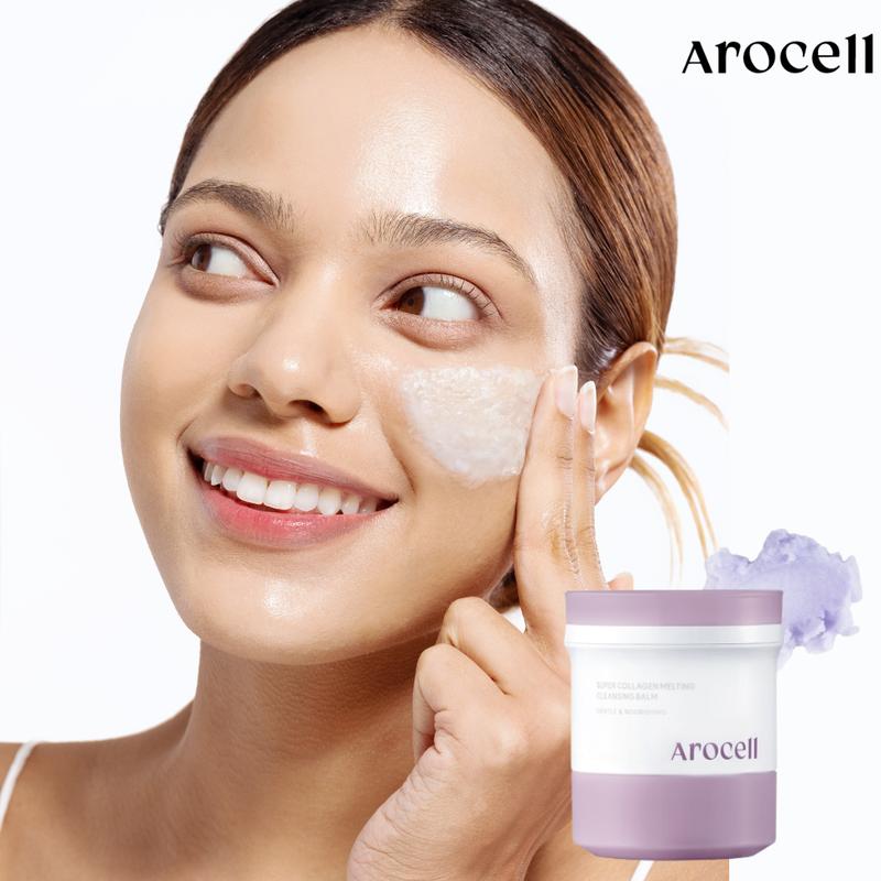 [AROCELL Official] Super Collagen Melting Cleansing Balm | Deep Pore Cleansing, Hydrating & Anti-Aging | Grinder-Type Hygienic Packaging