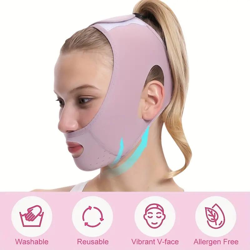 V-Line Facial Shaping Band: Reusable Chin & Cheek Lifting Tool for Slimming, Tightening, and Enhancing Contours | Adjustable Comfort Skincare