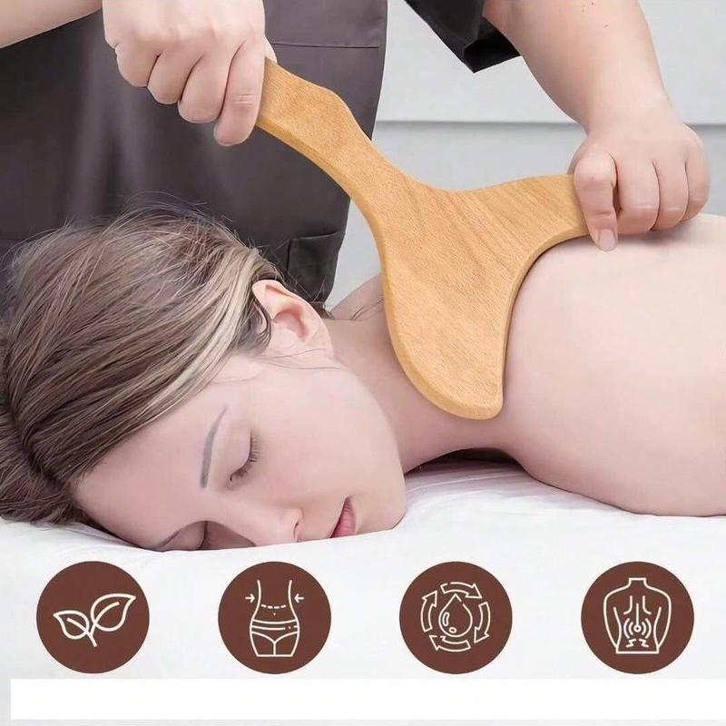 Wooden Massage Tool Set, 6 Counts set Wooden Massager for Body Shaping, Manual Massage Tools for Women & Men, Christmas Gift