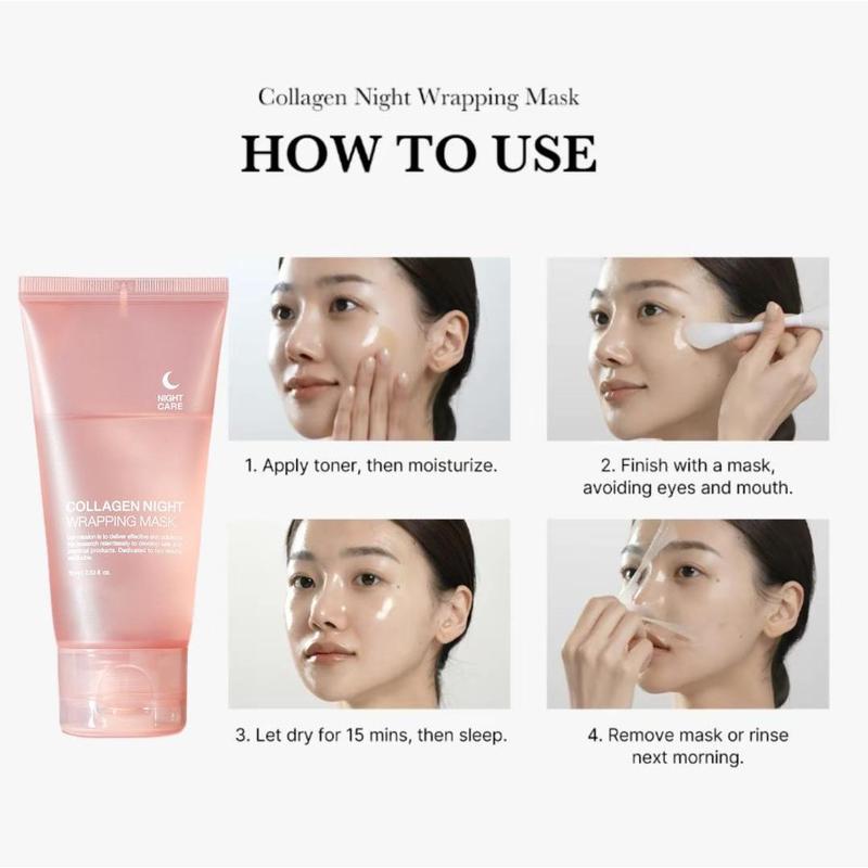 Collagen Night Wrapping Mask : SLEEP, SHED AND GLOW! Description