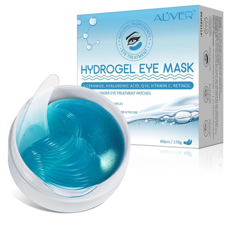 Hydrogel Eye Mask, 60pcs box Under Eye Patches for Dark Circles, Puffiness, Eye Care Products for Women & Men