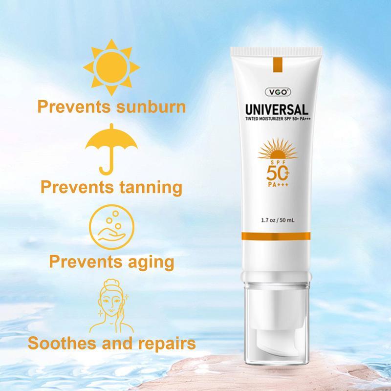 VGO-Hydrating Clear Sunscreen Spray  SPF50+++  Quick film-forming Lightweight and moisturizing Easy to spread-A Facial Skincare