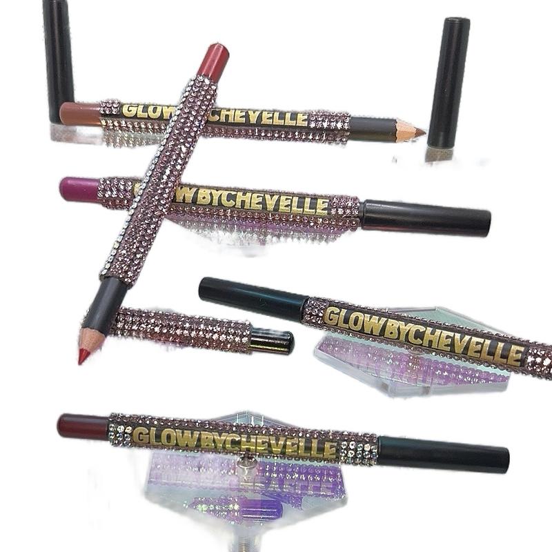 Glowbychevelle Lip Eye Liner - Perfect for Any Occasion labial mate lawless lip gloss black Eyeliner Glossy Smooth Flawless Cosmetic Makeup Lipliner Matte