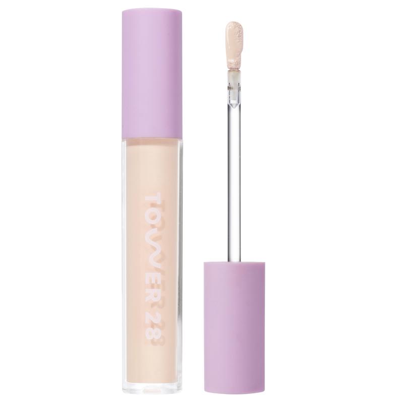 Tower 28 Swipe Serum Concealer - For Sensitive Skin - All-Over Hydrating Concealer, Medium-Buildable Coverage - Clean, Cruelty Free Foundation Makeup