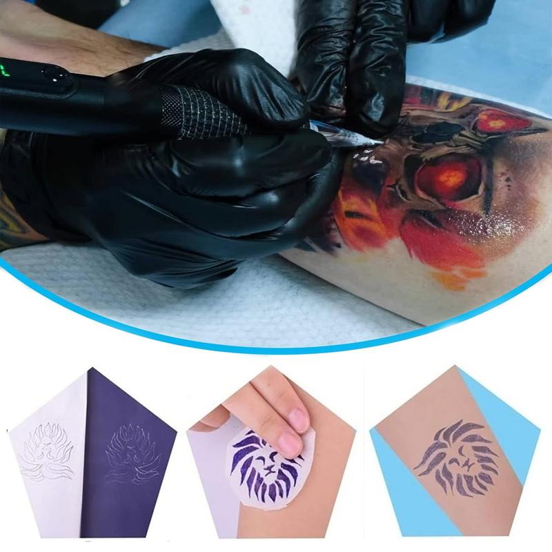 30count s Tattoo Practice Skin Kit With Transfer Paper -  30count s Tattoo Skins Kit With 10count s Tattoo Skin Fake Skin & 20count s Tattoo Stencil Paper Both Tattoo Beginners And Artists Tattoo Supplies