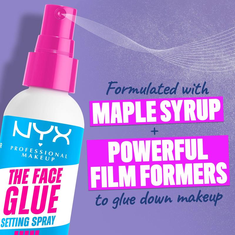 The Face Glue Setting Spray, 2 Fl Oz, NYX Professional Makeup