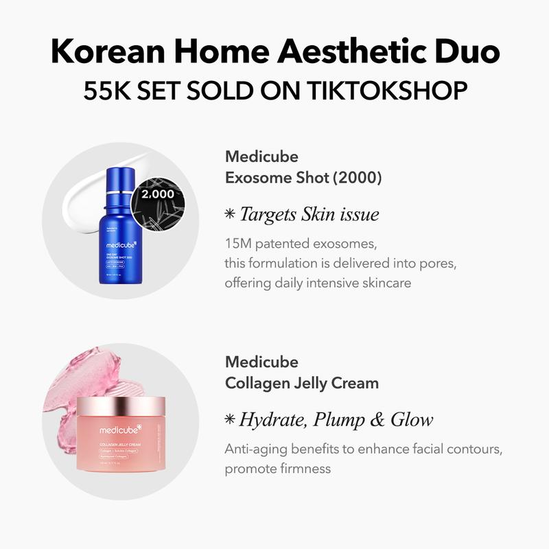 [APRILSKIN x medicube] Tiktok Glow-Getter Viral Haul Box - Whole Ver.  | K-beauty Glass Skin skincare routine