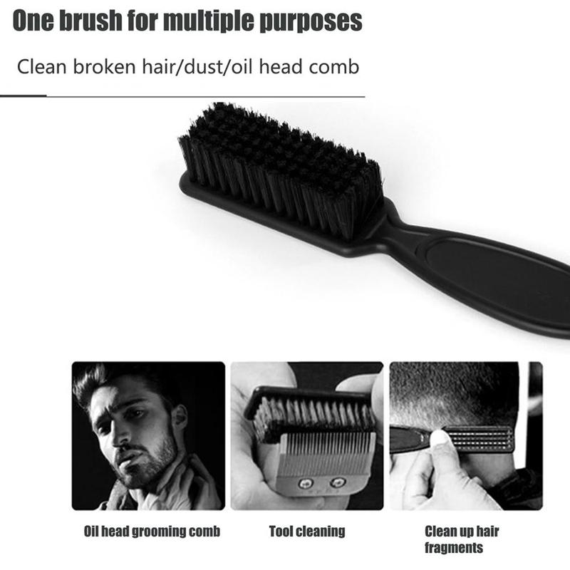 Portable Beard Brush, 1 Count Soft Bristle Hair Comb for Men, Beard Shaving Comb, Mustache Shaving Tool, Hair Styling Tools, Christmas Gift