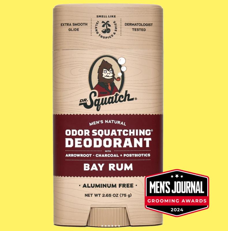 Dr. Squatch - Bay Rum Deodorant - Body Care for Men