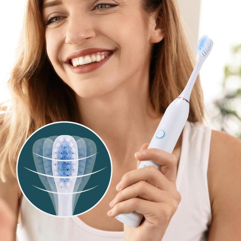 Electric Toothbrush Set, Portable Toothbrush with Replacement Toothbrush Heads, Oral Care Product for Adults, Oral Hygiene Products, Christmas Gift