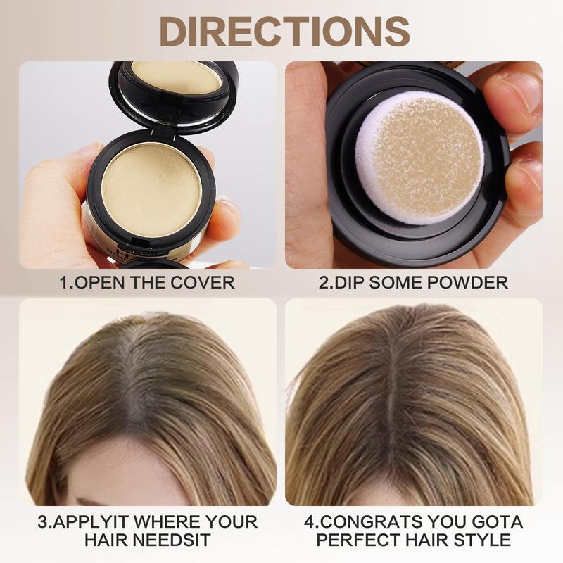 Hairline Powder, 4g Waterproof  Hair Line Shading Powder, Natural Hairline Covering Powder, Invisible Hairline Concealer Powder, Makeup Powder, Cosmetic Beauty Supplies for Women & Girls