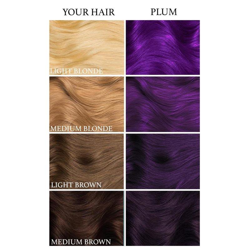 Plum Purple Semi-Permanent Hair Color