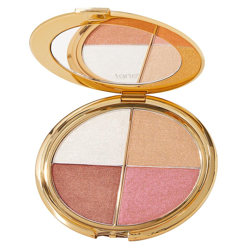 tarte glow wardrobe eye & cheek palette - eyeshadow and highlighter makeup