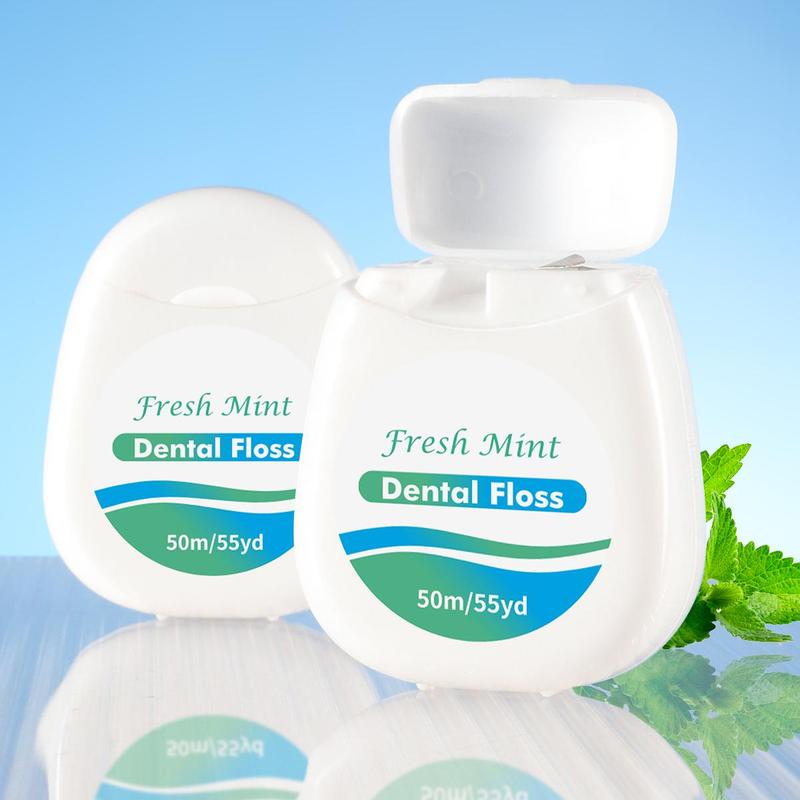 Mint Floss Roll, 1 2 5 Counts Deep Cleaning Floss, Portable Disposable Floss for Travel & Daily Life, Oral Care Products