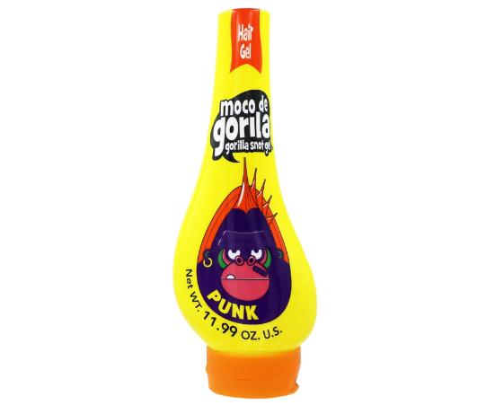 Moco de Gorila Punk, Hair Styling Gel, Reactivate with water, Long-lasting Hold, 3-Pack of 11.99 Oz Each, 3 Squeezable Bottles. Haircare