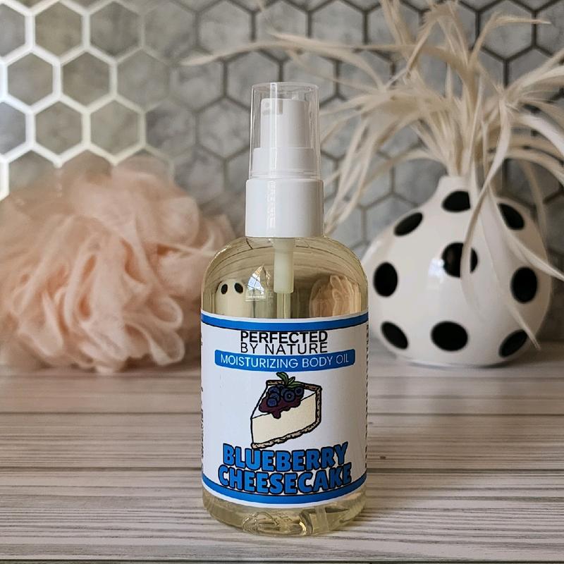 Body Oil Blueberry Cheesecake - Nourishing Moisturizer for Ultimate Comfort and Body Care