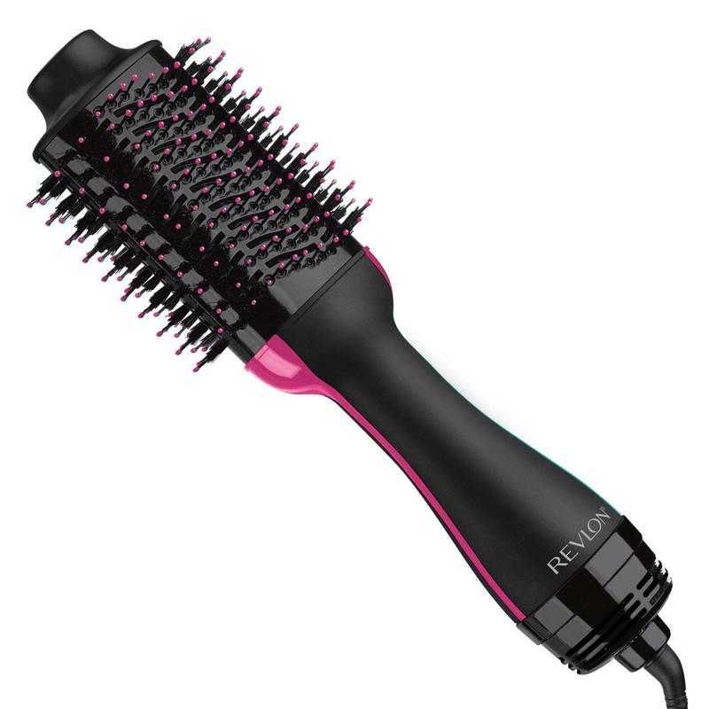 Revlon One-Step Volumizer Hair Dryer and Styler - Black Pink Nylon, 1100 Watts - Smooth, Brush