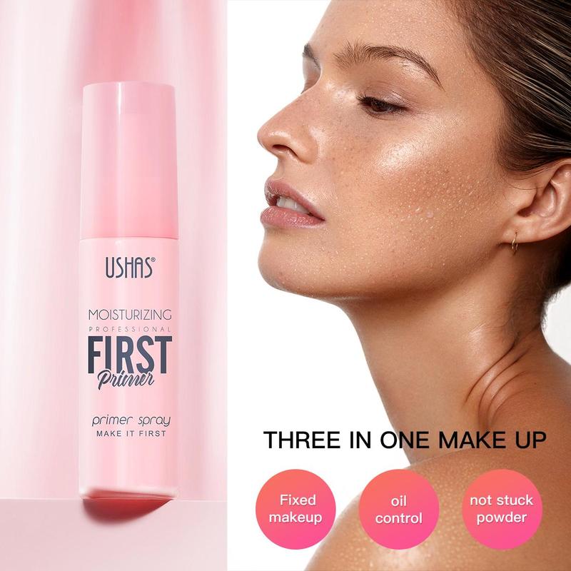 Makeup Primer Spray, Oil Control Moisturizing Makeup Primer, Long Lasting Makeup Fixer Spray, Cosmetic Product for Women & Girls