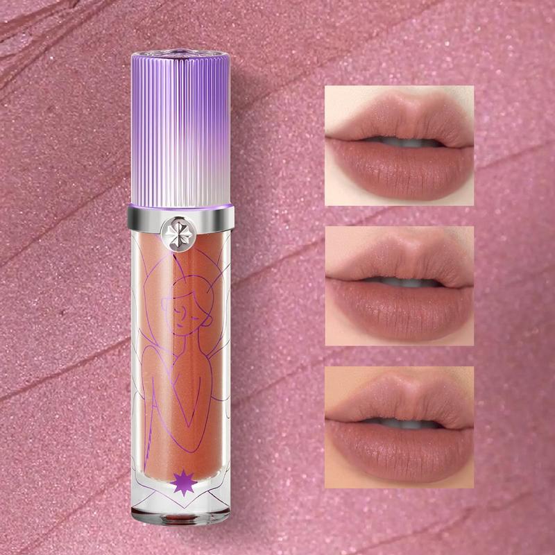 Moisturizing Matte Lipstick, Long Lasting Easy Coloring Velvet Matt Finish Lip Gloss, Suitable for All Occasions Lip Makeup, Girls and Women Makeup Accessories