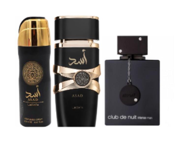 CLUB DE NUIT INTENSE + ASAD + ASAD DEODRANT (3PC GIFT SET) Body Care Cosmetic