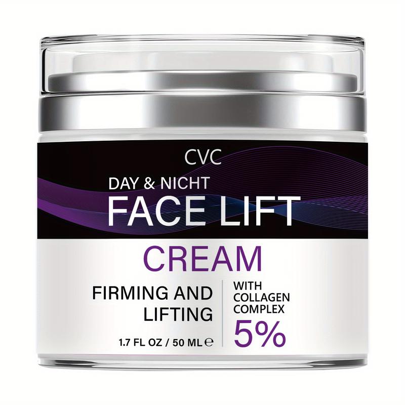 Face Lift Cream, Collagen Skin Cream Moisturizer for Face, with Retinol, Collagen & Hyaluronic Acid - Day & Night Use, CVC