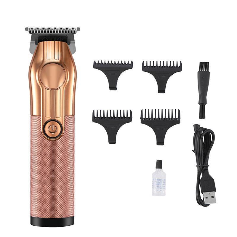 USB Electric Hair Clipper with Four Size Heads, 1 Count Hair Trimmer Set, Electric Shaver Kit, Suitable For Home And Professional Barbershop Use