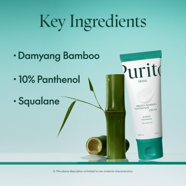 [Purito Seoul Official] Mighty Bamboo Panthenol Cream Moisturizers Skincare_Vegan & Cruelty Free