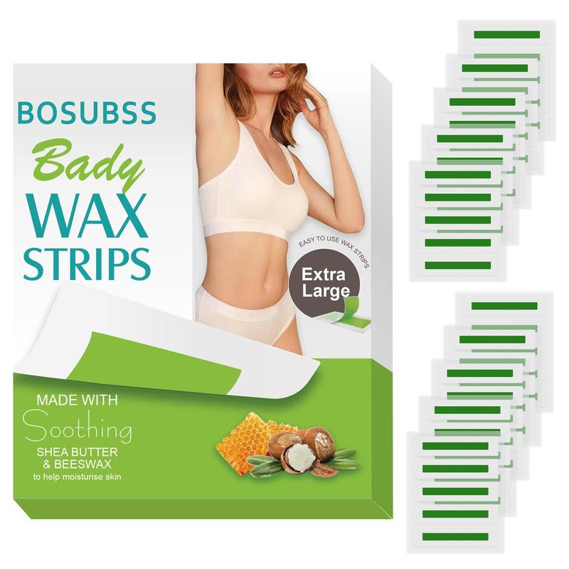 Painless Hair Removal Wax Strips, 20pcs 50pcs Body Waxing Strips, Gentle Nonirritating Beauty & Personal Care Product for Women & Girls