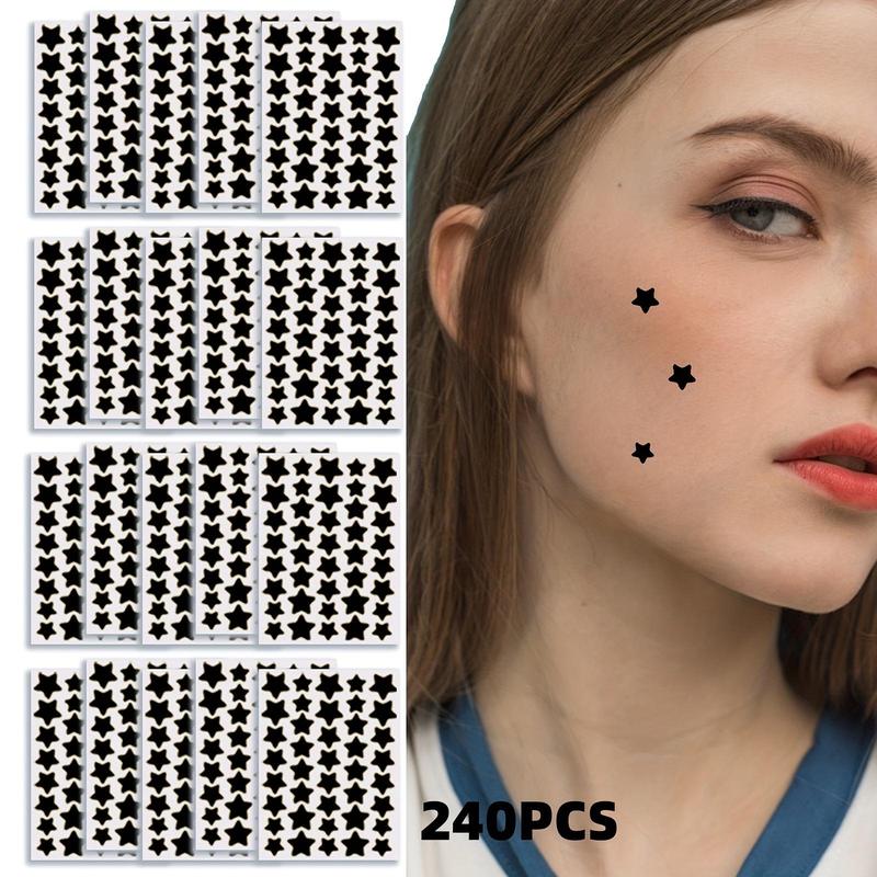 Star Shaped Acne Patches, 240pcs pack Acne Cover Patches, Hydrocolloid Pimple Patches, Skin Care Products for Women & Men